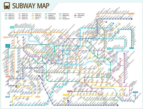 Seoul Metro Map2