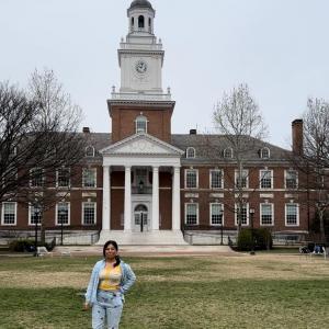 JHU Jessica Amaya Torres MS 23 Gilman Clock Tower