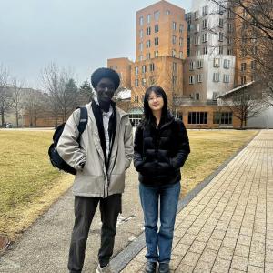 MIT Waly Ndiaye MS 20 and Isamar Zhu MS 22 Ray and Maria Stata Center