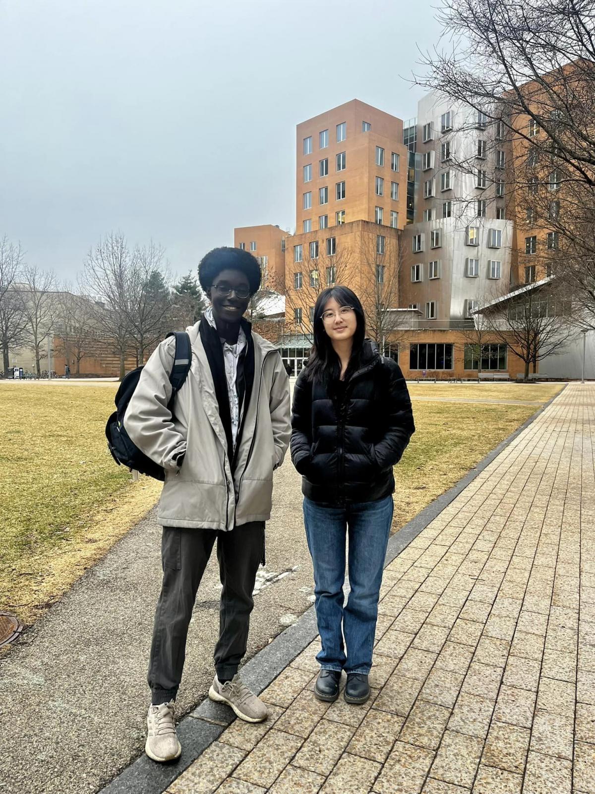 MIT Waly Ndiaye MS 20 and Isamar Zhu MS 22 Ray and Maria Stata Center