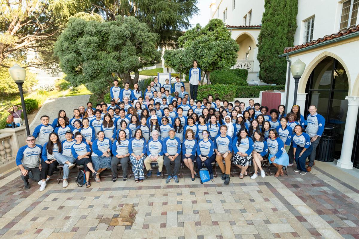 Mike Milken in Group Photo